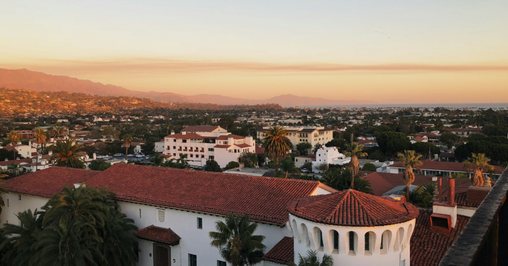 Santa Barbara tops the list when it comes to romantic getaways in California